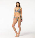 Crazy colours Halter Neck Bikini Set