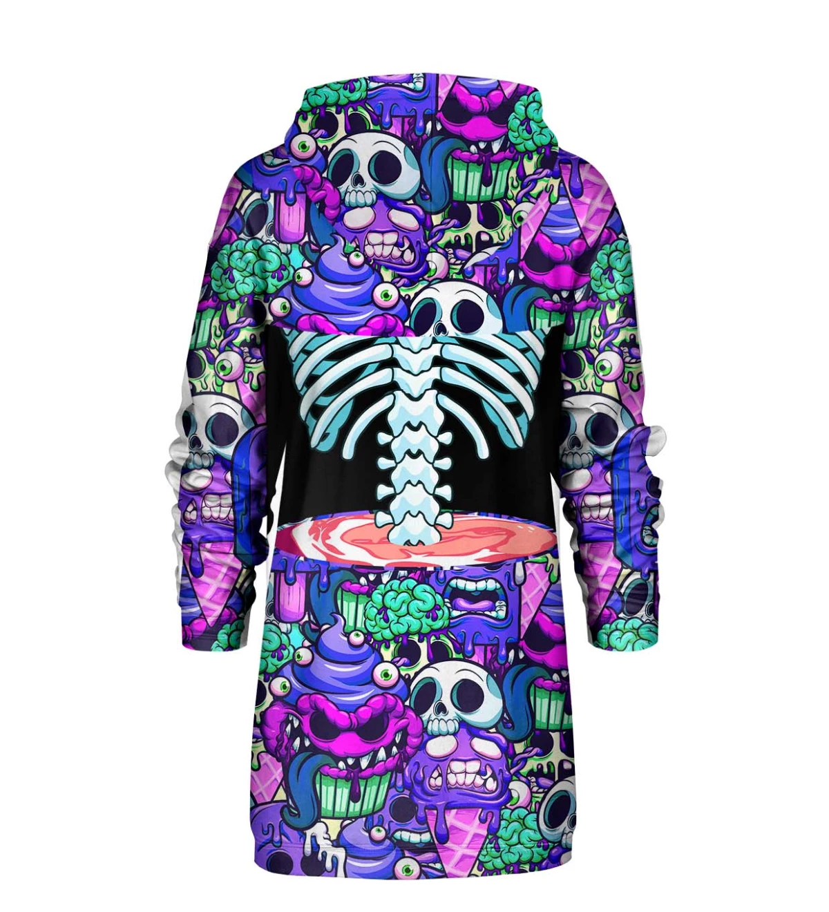 Skull hoodie store dress