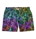 Colorful ghost swim shorts