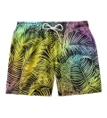 Colorful palms swim shorts
