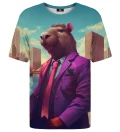 T-shirt ze wzorem Business capybara