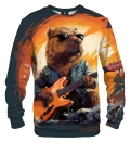 Bluza ze wzorem Capybara rockstar