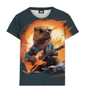 T-shirt Unisex - Capybara rockstar