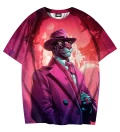 Pink Panther Suit Mens Oversize T-shirt