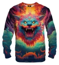 Vibrant wolf demon sweatshirt