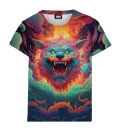 T-shirt Unisex - Vibrant wolf demon