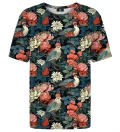 T-shirt ze wzorem Flower Bird