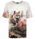T-shirt ze wzorem Red fox