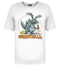 T-shirt ze wzorem Bunnyzilla