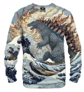 Bluza ze wzorem Kanagawa Godzilla