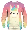Bluza ze wzorem Rainbow lama