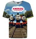 T-shirt ze wzorem Andrzej i przyjaciele