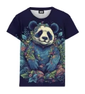 T-shirt Unisex Panda flowers
