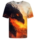 T-shirt ze wzorem Volcano Dragon