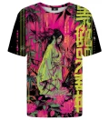 T-shirt ze wzorem Lady Samurai