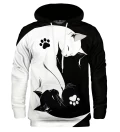 Yin Yang Cats hoodie