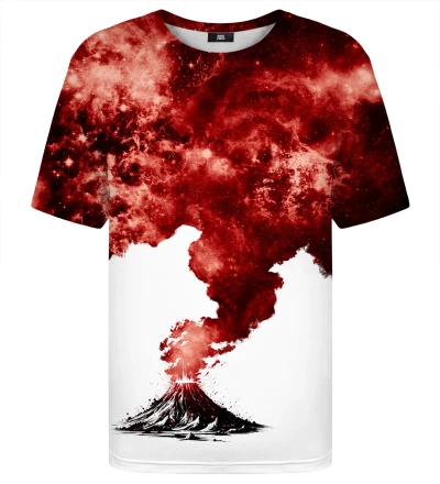 T-shirt ze wzorem Cosmic Volcano