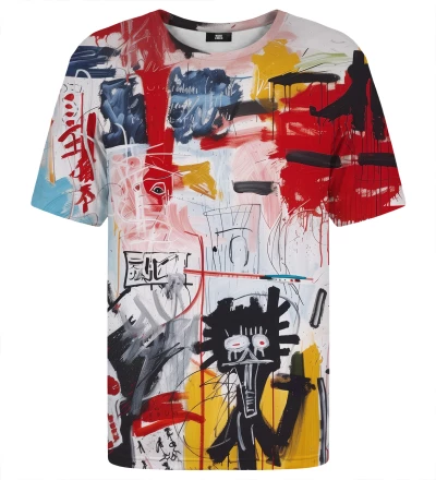 T-shirt ze wzorem Japanese Basquiat