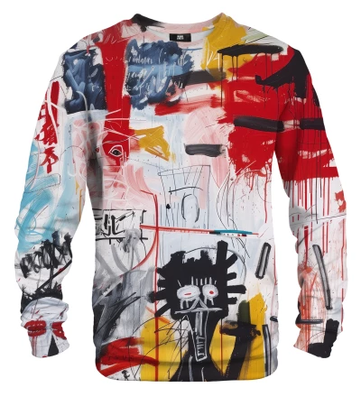 Bluza ze wzorem Japanese Basquiat