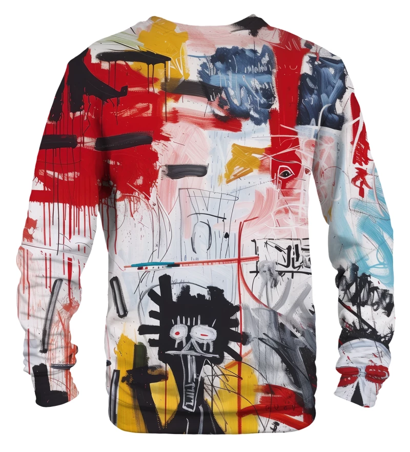 Bluza ze wzorem Japanese Basquiat
