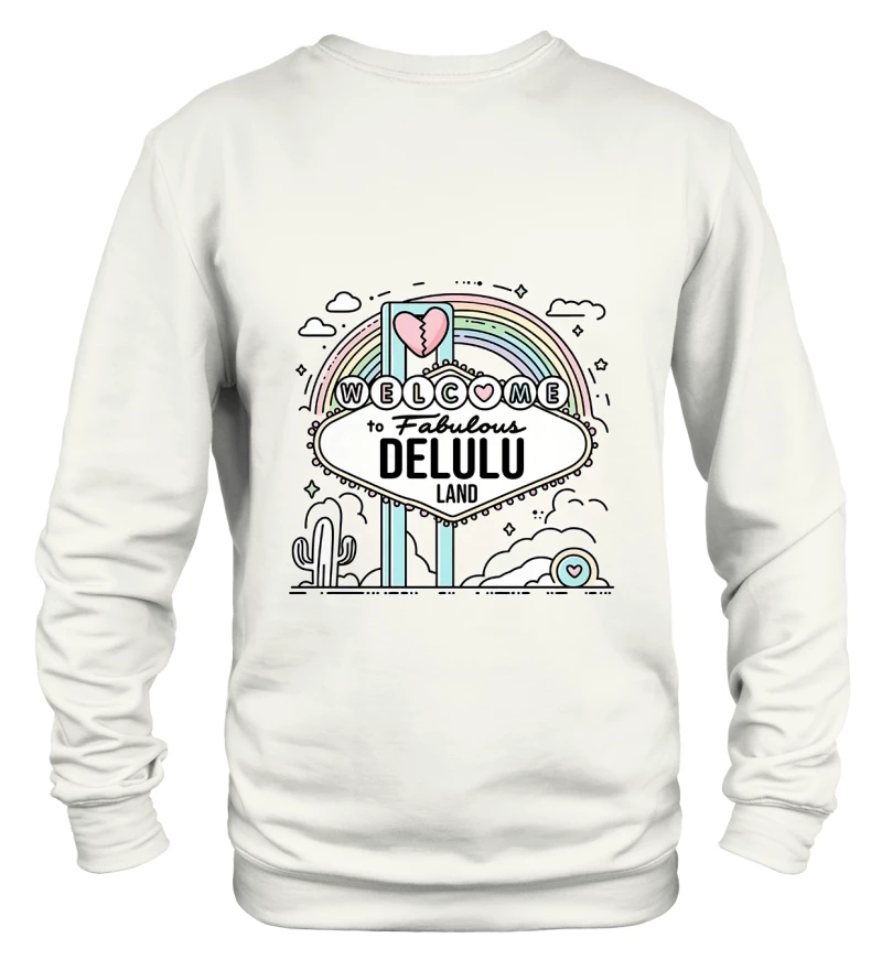Delulu basic sweatshirt