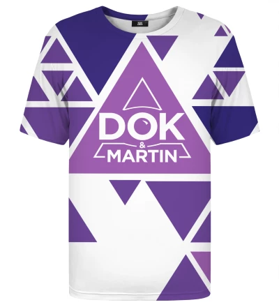 T-shirt ze wzorem Dok&Martin Triangles
