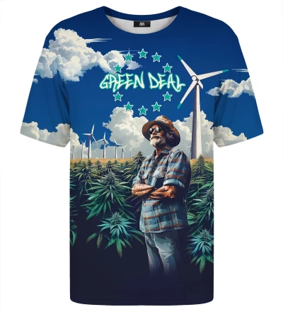 T-shirt ze wzorem Green deal