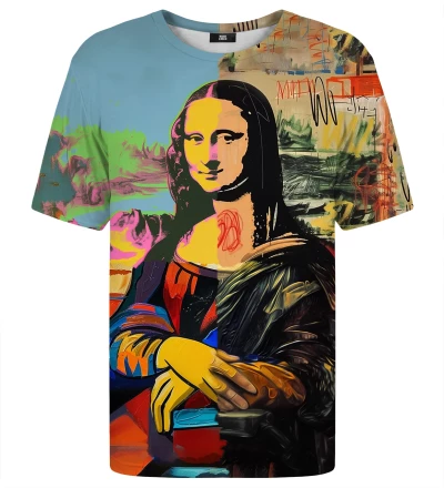 T-shirt ze wzorem Mona Lisa Mix