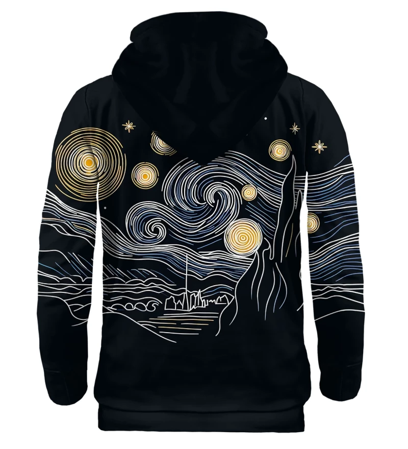 Starry Night Simple hoodie