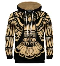 Gold Totem Womens Hoodie