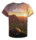 T-shirt dziecięcy Diplodok Landscape