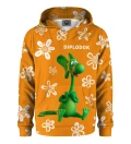 Diplodok Flower Kinder Kapuzenpullover