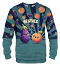 Eggplant & Peach sweatshirt