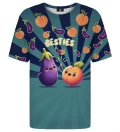 Eggplant & Peach t-shirt