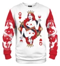 Playful Queen of Hearts sweatshirt