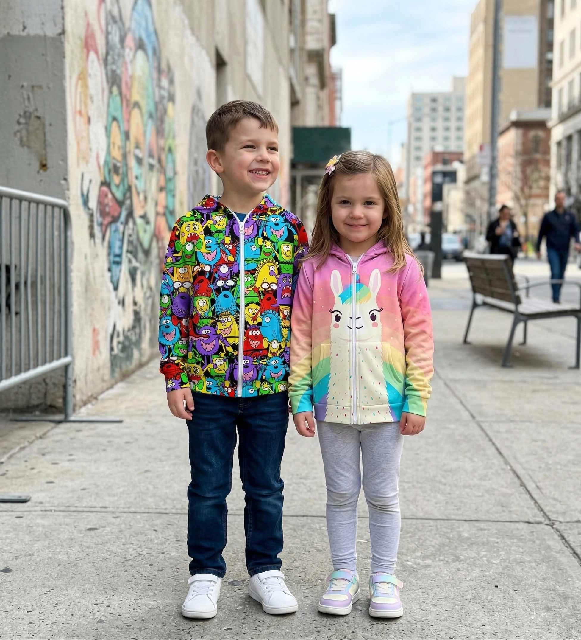 Hoodie with zipper 2