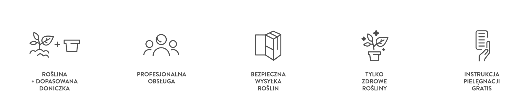 Wybierz roślinę, a my zajmiemy się resztą!