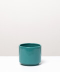 Doniczka ceramiczna, w kolorze turkusowym ⌀ 11 cm
