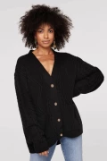 SOFFIA BLACK, Czarny sweter