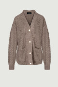 SOFFIA CAPPUCCINO, Dark beige sweater