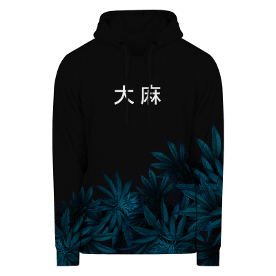 Bluza z kapturem WEED IN CHINESE