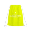 CLEAN MESS Drawstring bag