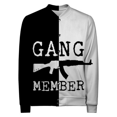 GANG MEMBER Baseball Jacket