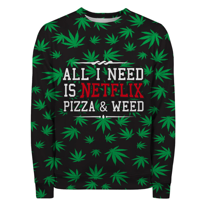 WEED & NETFLIX Sweater