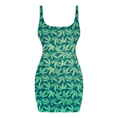 GREEN WEED Dress