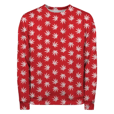 Bluza WEED PATTERN RED