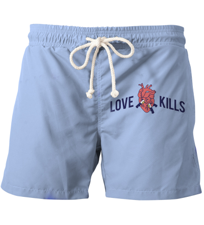 LOVE KILLS swim shorts