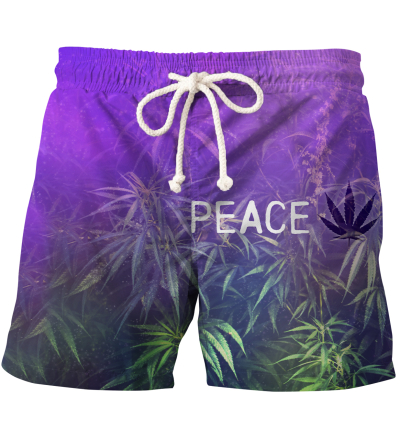 PEACE  swim shorts
