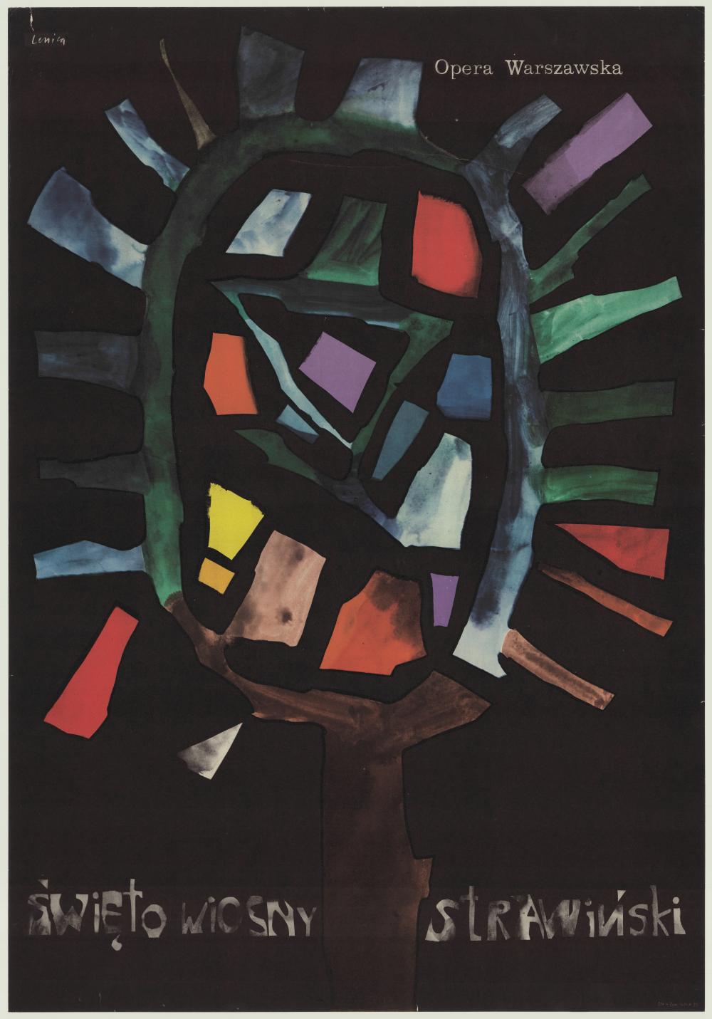 Plakat. „Święto wiosny” Igor Strawiński 1962-03-31