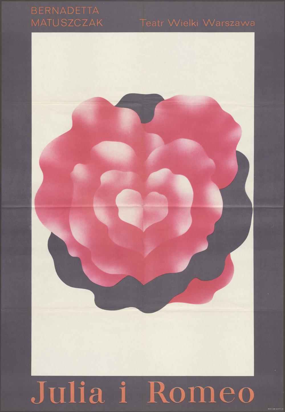 Plakat. „Julia i Romeo” Bernadetta Matuszczak 19-11-1970